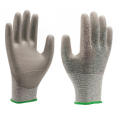 Перчатки с полиуретановым покрытием на ладони, степень защиты от порезов 5 / C